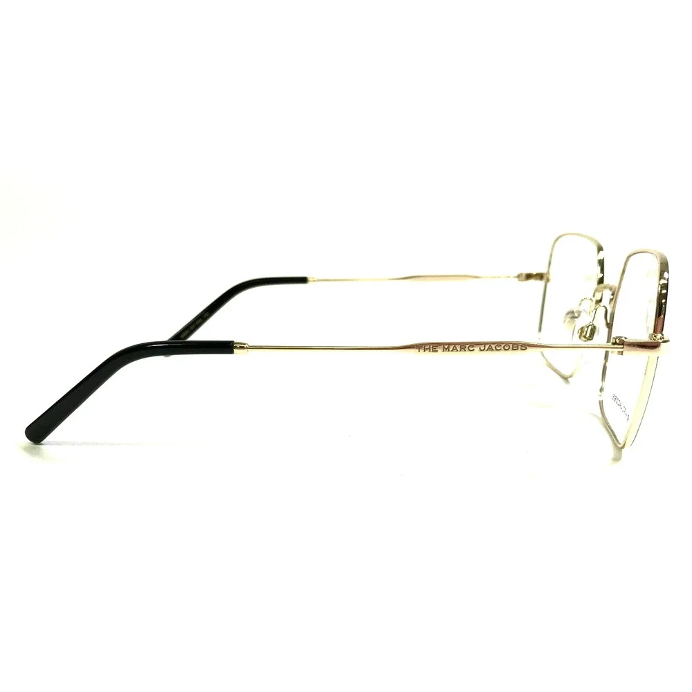 Marc Jacobs Eyeglasses Frames MARC 507 RHL Black Gold Square Wire Rim 54-18-145 - Picture 3 of 13